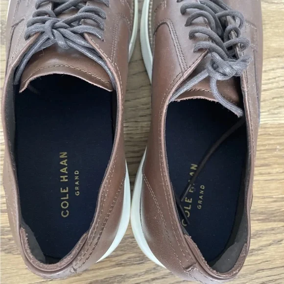 Cole Haan Grand Atlantic Oxford Mens 13M Brown Chestnut Shoes C34853 NWOB - Picture 5 of 8